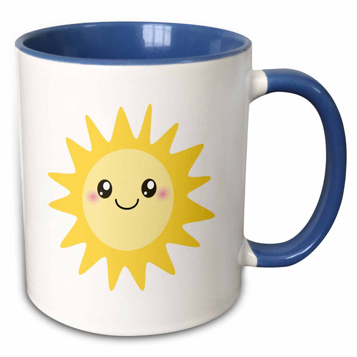 image of 11oz Two-Tone Blue Mug