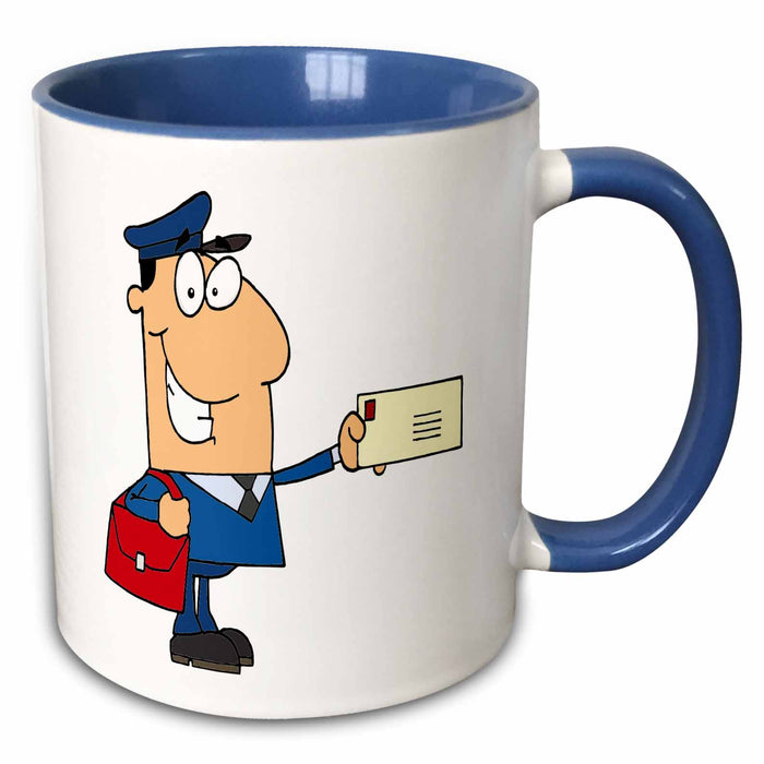 image of 15oz Two-Tone Blue Mug