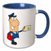 image of 11oz Two-Tone Blue Mug