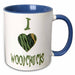 image of 11oz Two-Tone Blue Mug