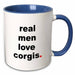 image of 11oz Two-Tone Blue Mug