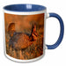 image of 11oz Two-Tone Blue Mug