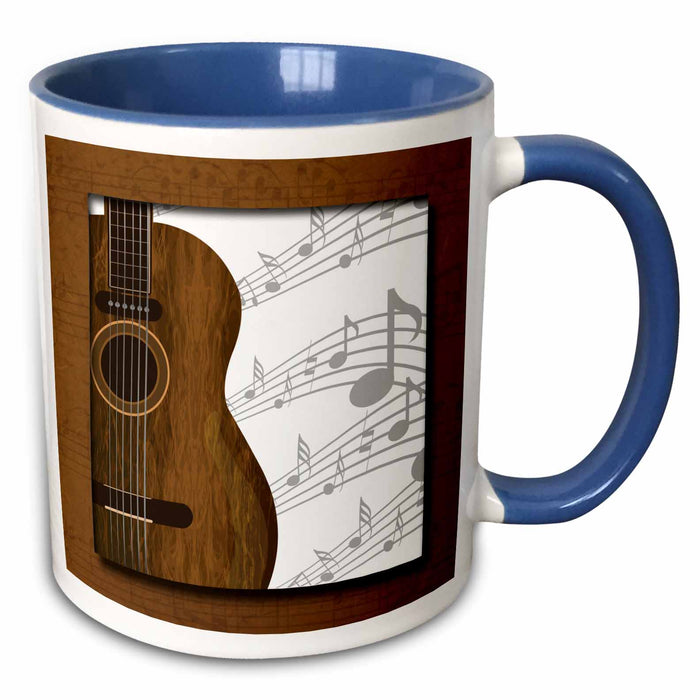 image of 11oz Two-Tone Blue Mug