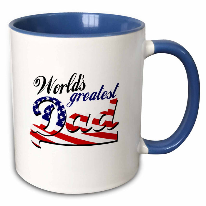 image of 15oz Two-Tone Blue Mug