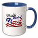 image of 15oz Two-Tone Blue Mug