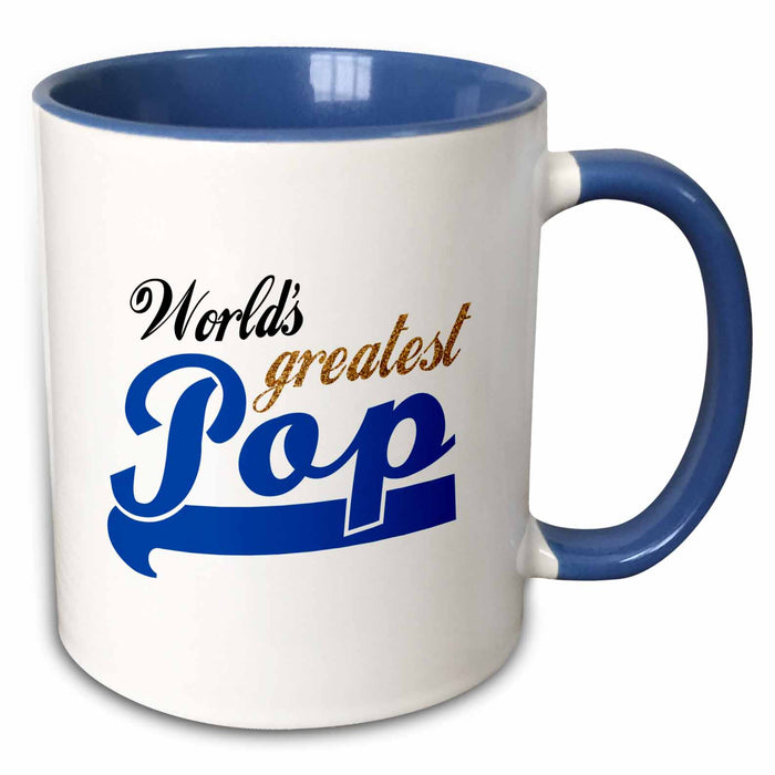 image of 15oz Two-Tone Blue Mug