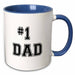 image of 11oz Two-Tone Blue Mug