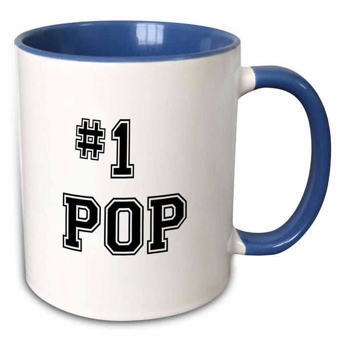 image of 15oz Two-Tone Blue Mug