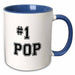 image of 11oz Two-Tone Blue Mug