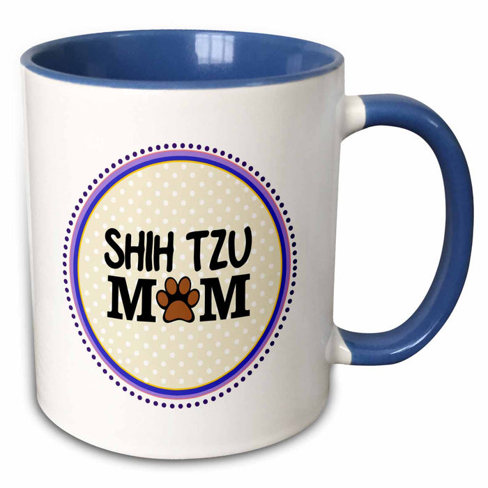 image of 11oz Two-Tone Blue Mug