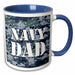 image of 11oz Two-Tone Blue Mug