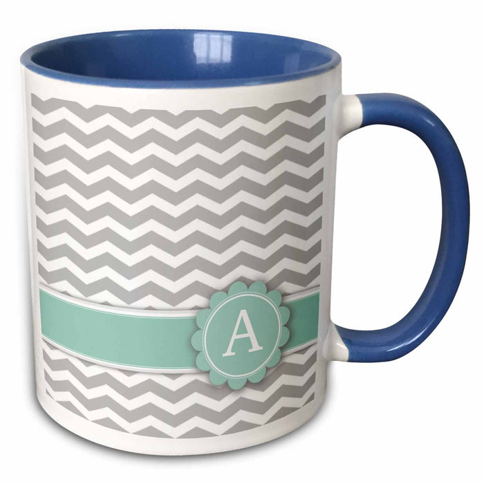 image of 15oz Two-Tone Blue Mug