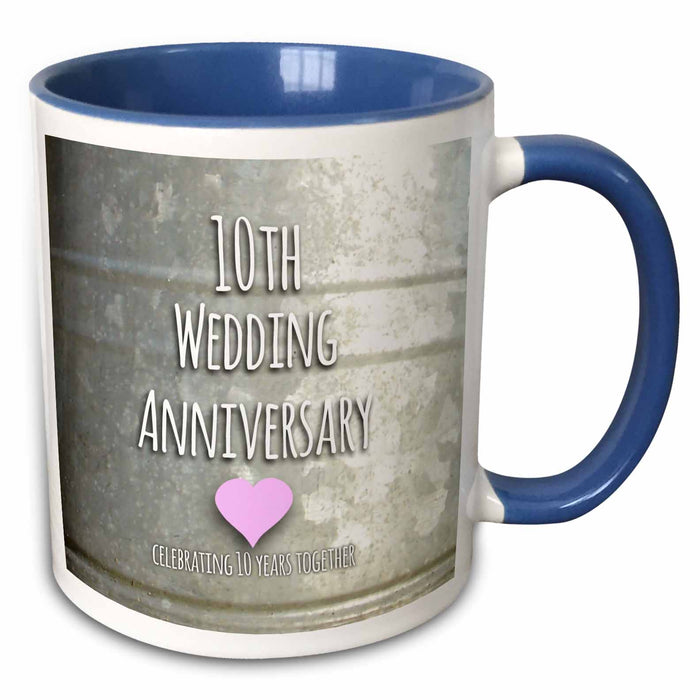 image of 15oz Two-Tone Blue Mug