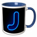 image of 11oz Two-Tone Blue Mug