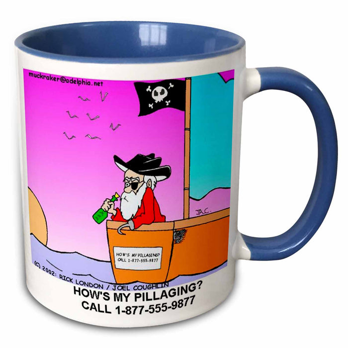 image of 15oz Two-Tone Blue Mug