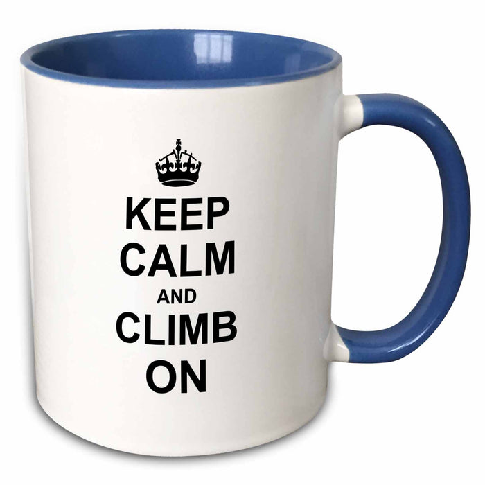 image of 15oz Two-Tone Blue Mug