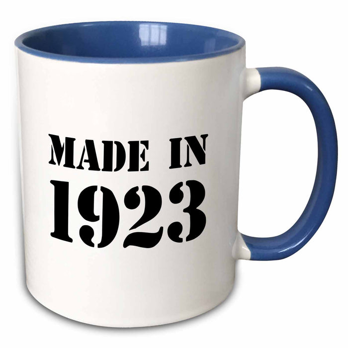 image of 11oz Two-Tone Blue Mug