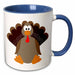 image of 11oz Two-Tone Blue Mug