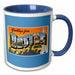 image of 15oz Two-Tone Blue Mug