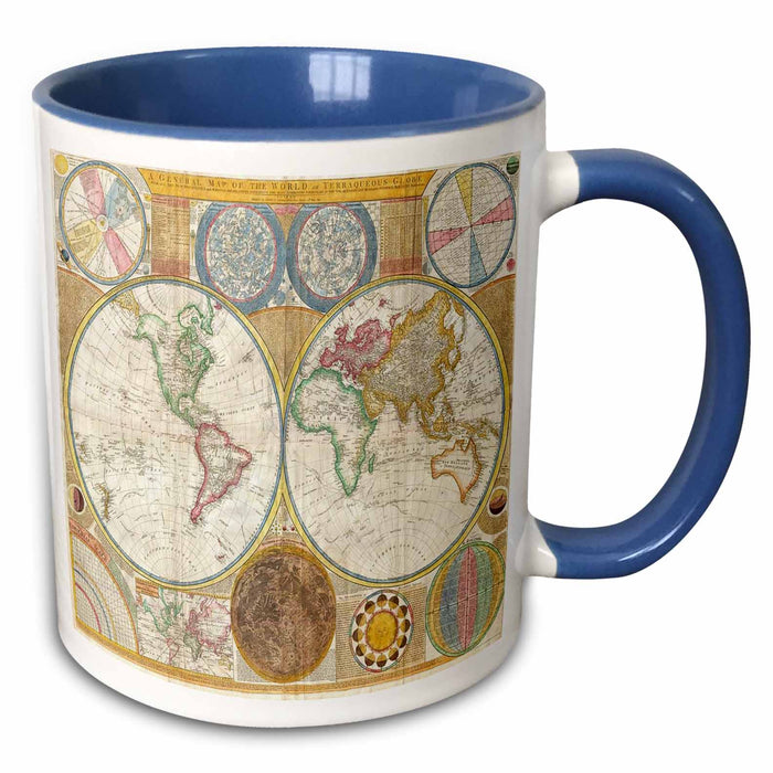 image of 15oz Two-Tone Blue Mug