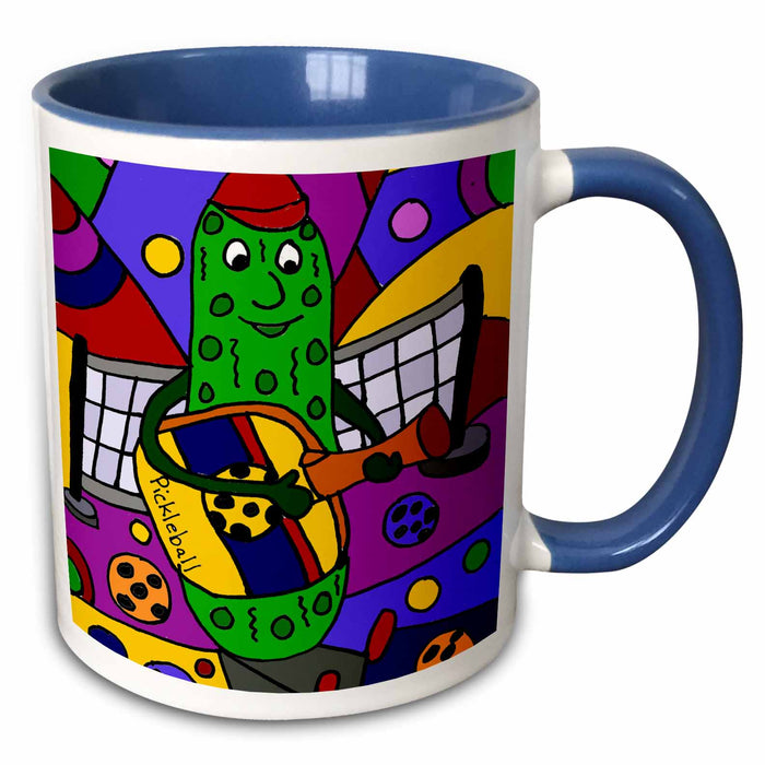 image of 11oz Two-Tone Blue Mug