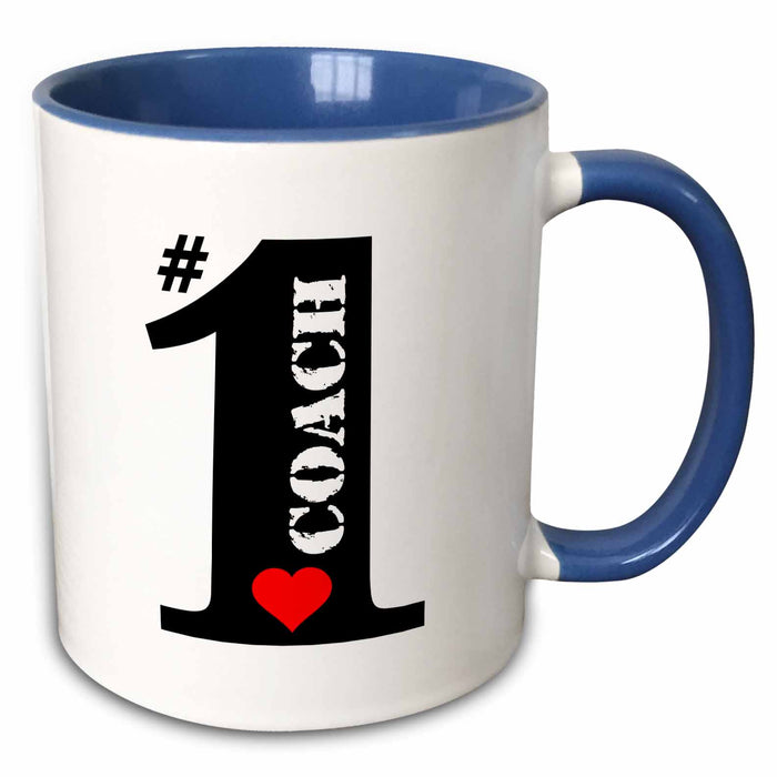 image of 11oz Two-Tone Blue Mug