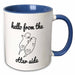 image of 11oz Two-Tone Blue Mug