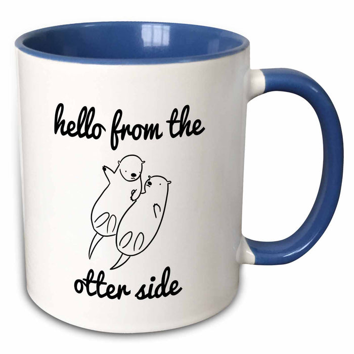 image of 15oz Two-Tone Blue Mug