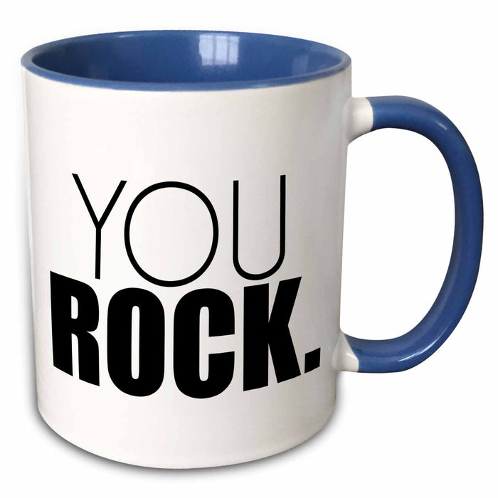 image of 15oz Two-Tone Blue Mug