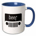 image of 11oz Two-Tone Blue Mug