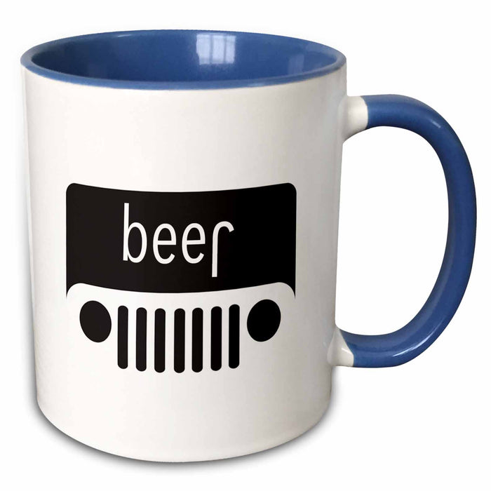 image of 15oz Two-Tone Blue Mug