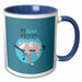 image of 15oz Two-Tone Blue Mug