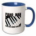 image of 11oz Two-Tone Blue Mug