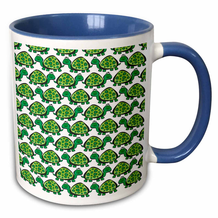 image of 15oz Two-Tone Blue Mug