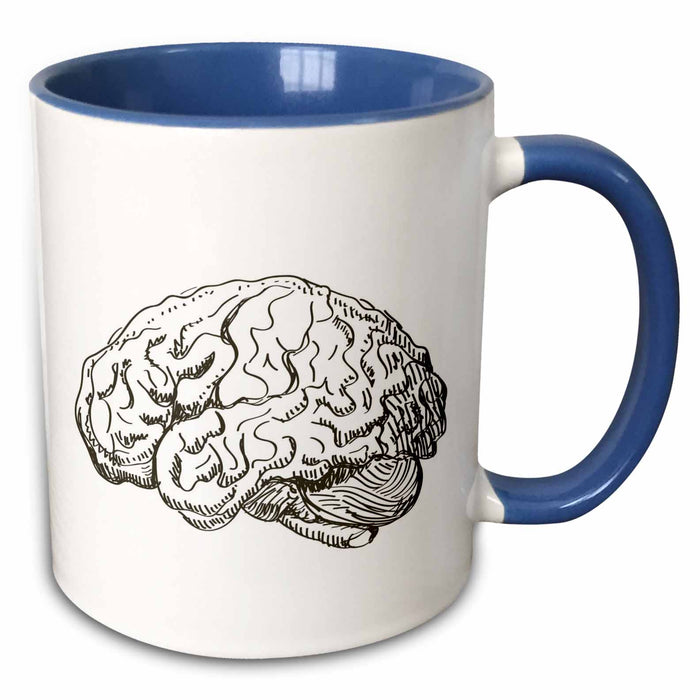 image of 11oz Two-Tone Blue Mug