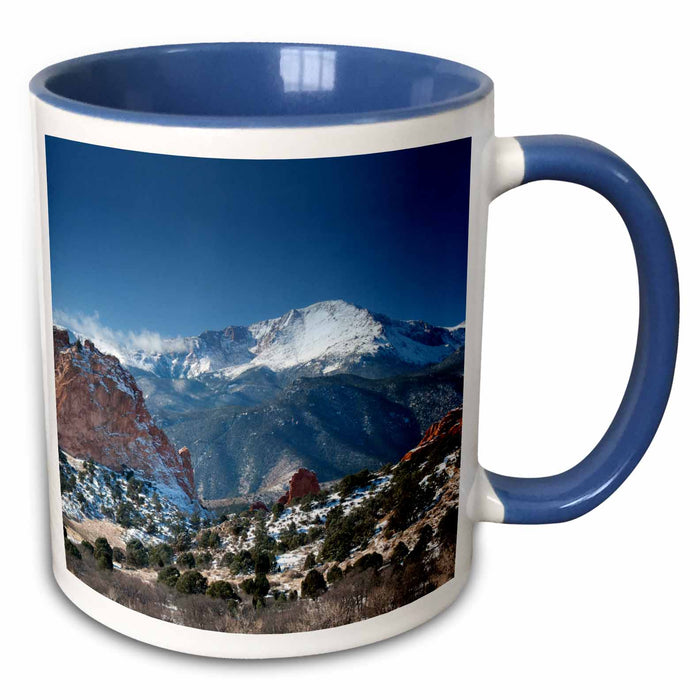 image of 11oz Two-Tone Blue Mug