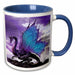 image of 11oz Two-Tone Blue Mug