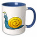 image of 11oz Two-Tone Blue Mug