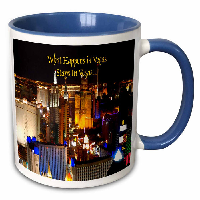 image of 15oz Two-Tone Blue Mug