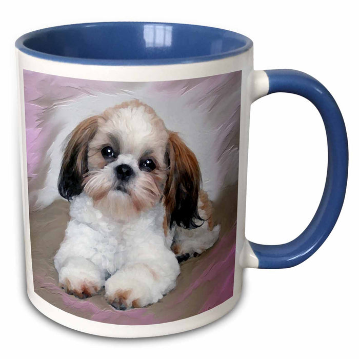 image of 15oz Two-Tone Blue Mug