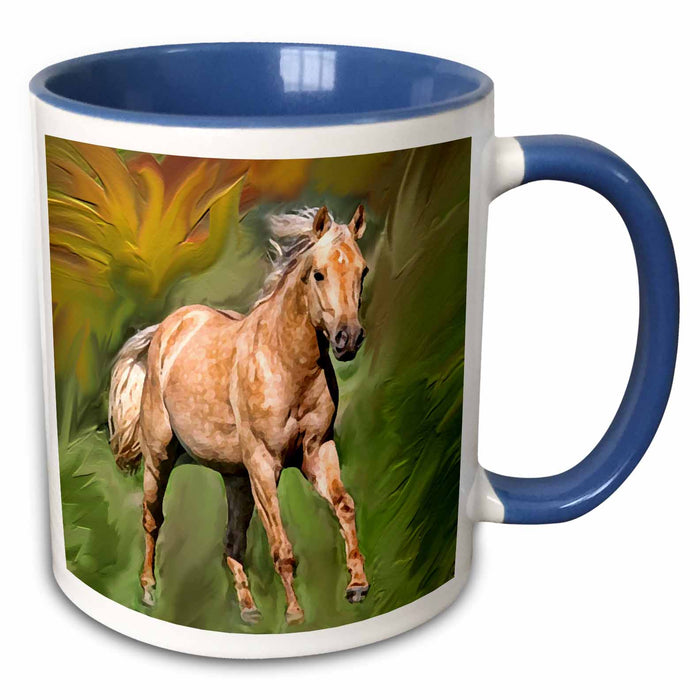 image of 11oz Two-Tone Blue Mug