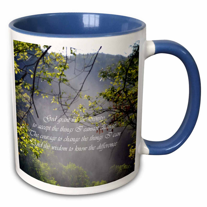 image of 11oz Two-Tone Blue Mug