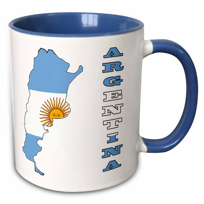 image of 11oz Two-Tone Blue Mug