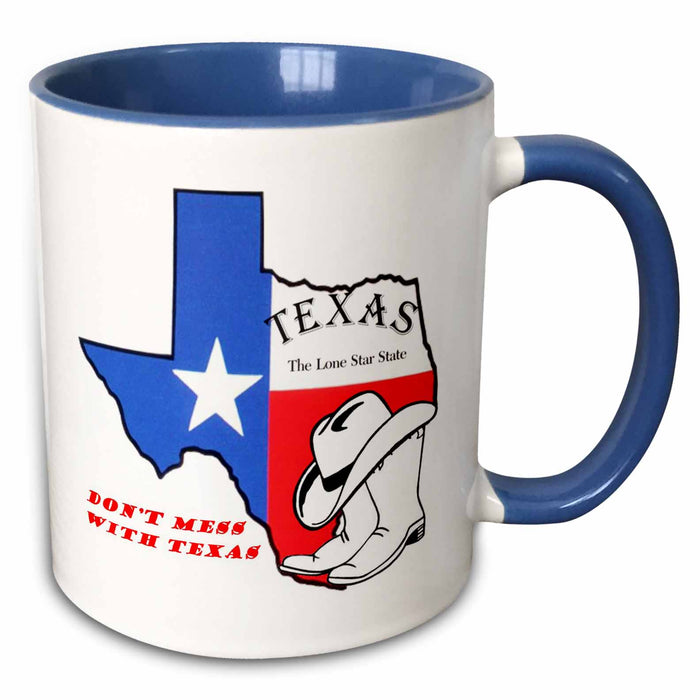 image of 11oz Two-Tone Blue Mug