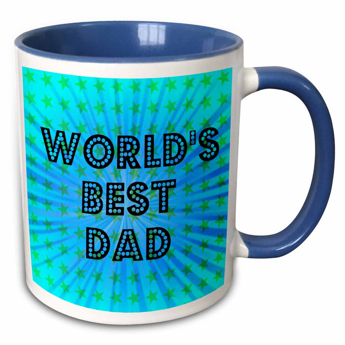 image of 11oz Two-Tone Blue Mug