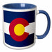 image of 15oz Two-Tone Blue Mug