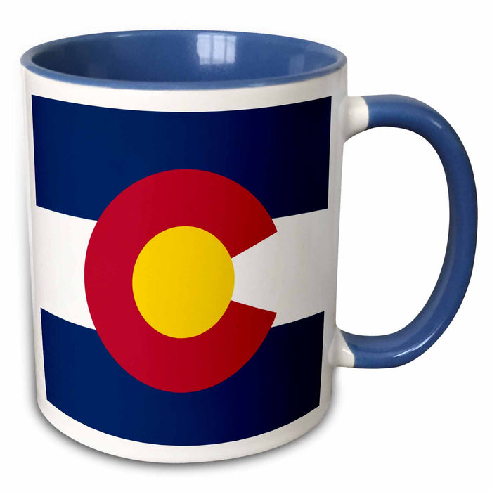 image of 11oz Two-Tone Blue Mug