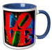 image of 15oz Two-Tone Blue Mug