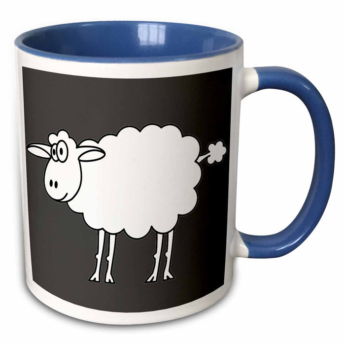 image of 15oz Two-Tone Blue Mug