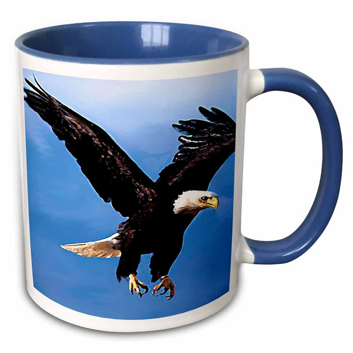 image of 11oz Two-Tone Blue Mug